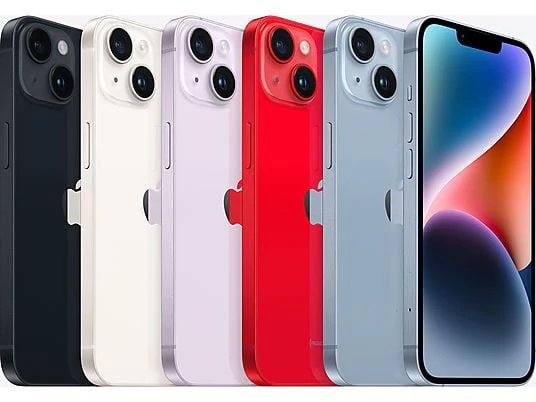 Apple iPhone 14 Plus — Zdjęcie poglądowe — kolor może się różnić