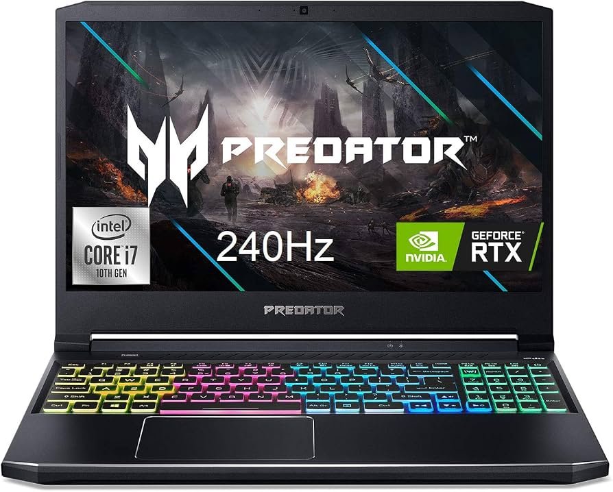 Acer Predator Helios 300 PH315-53 15.6" — Zdjęcie poglądowe — kolor może się różnić