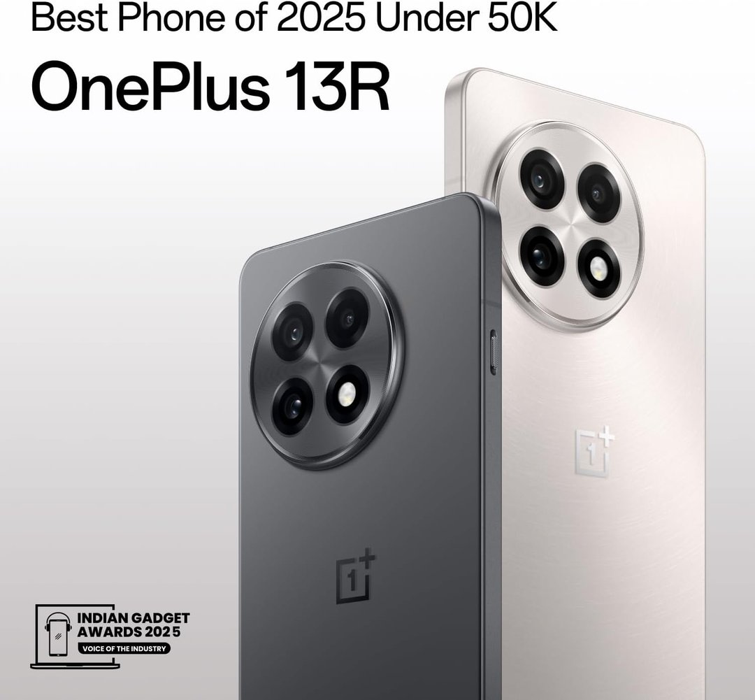 OnePlus 13R 5G — Zdjęcie poglądowe — kolor może się różnić