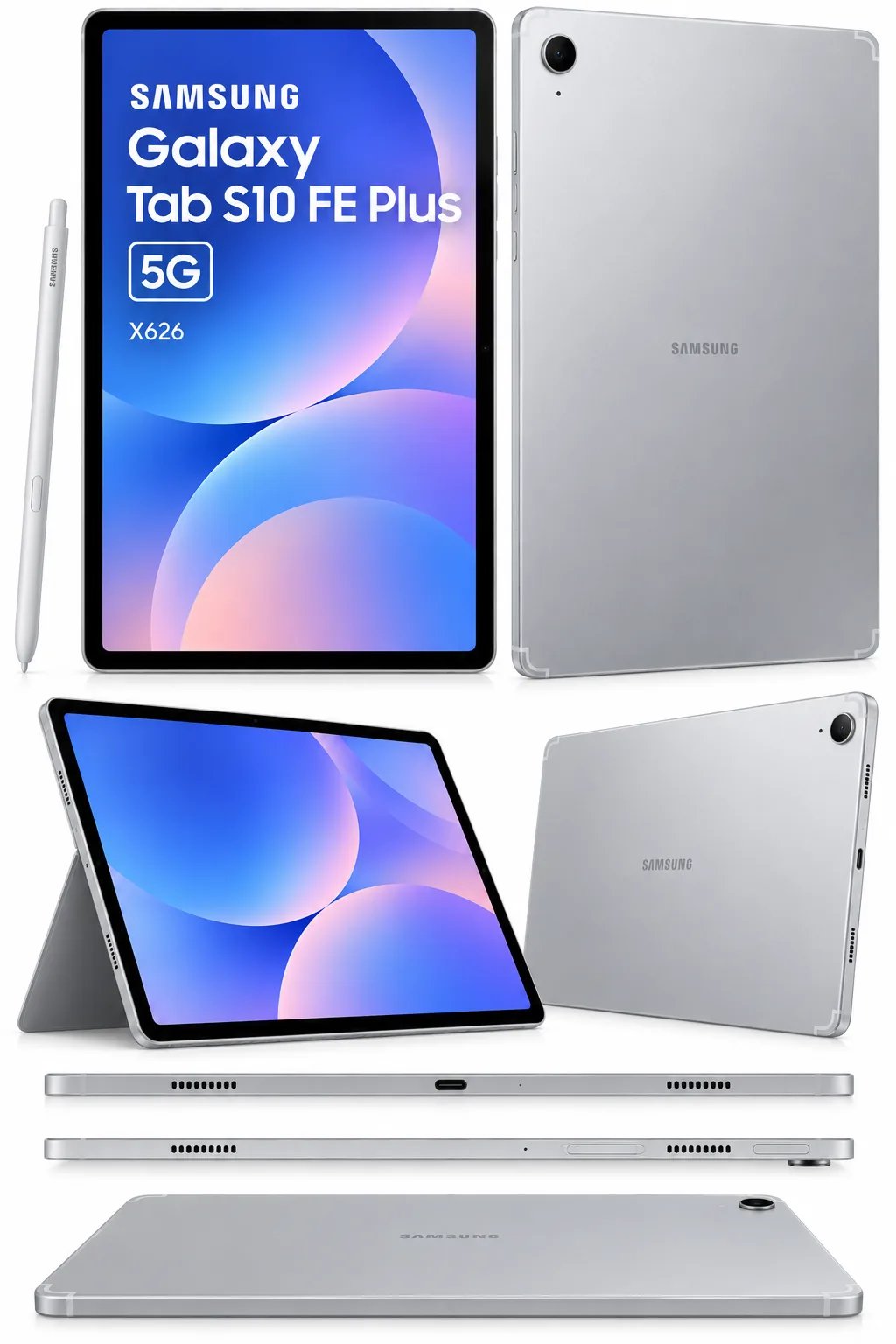 Samsung Galaxy Tab S10 FE Plus 5G X626 — Zdjęcie poglądowe — kolor może się różnić