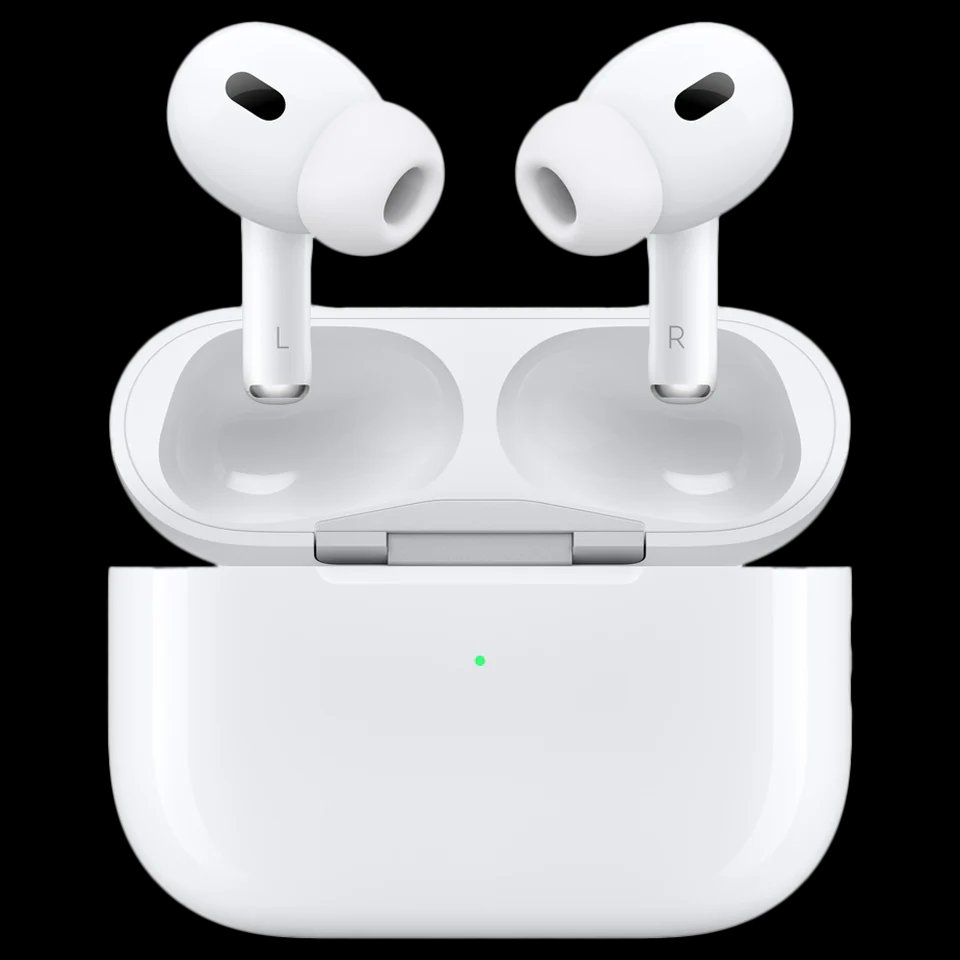 Apple AirPods Pro (2nd Gen) with MagSafe Charging Case (USB-C) — Zdjęcie poglądowe — kolor może się różnić