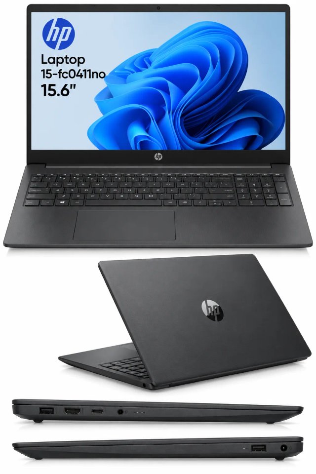 HP Laptop 15-fc0411no 15.6"