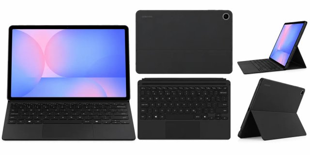 Samsung Galaxy Tab S10 Lite/ S10 FE/ S9/ S9 FE - Book Cover Keyboard Slim - AI Key - ITA