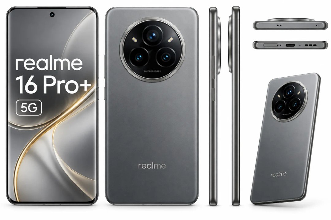 Realme 16 Pro Plus 5G — Zdjęcie poglądowe — kolor może się różnić