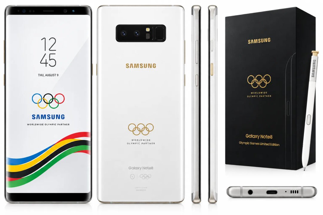 Samsung Galaxy Note 8 Olympic Games Limited Edition N950N — Zdjęcie poglądowe — kolor może się różnić