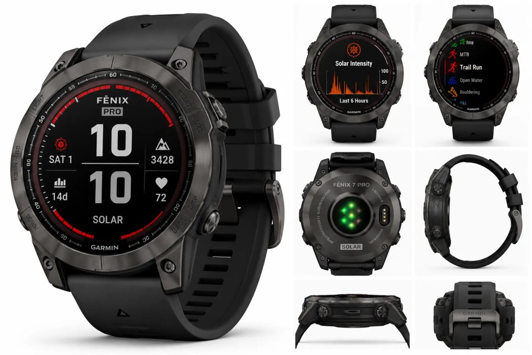 Garmin Fenix 7 Pro - Solar Edition — Zdjęcie poglądowe — kolor może się różnić