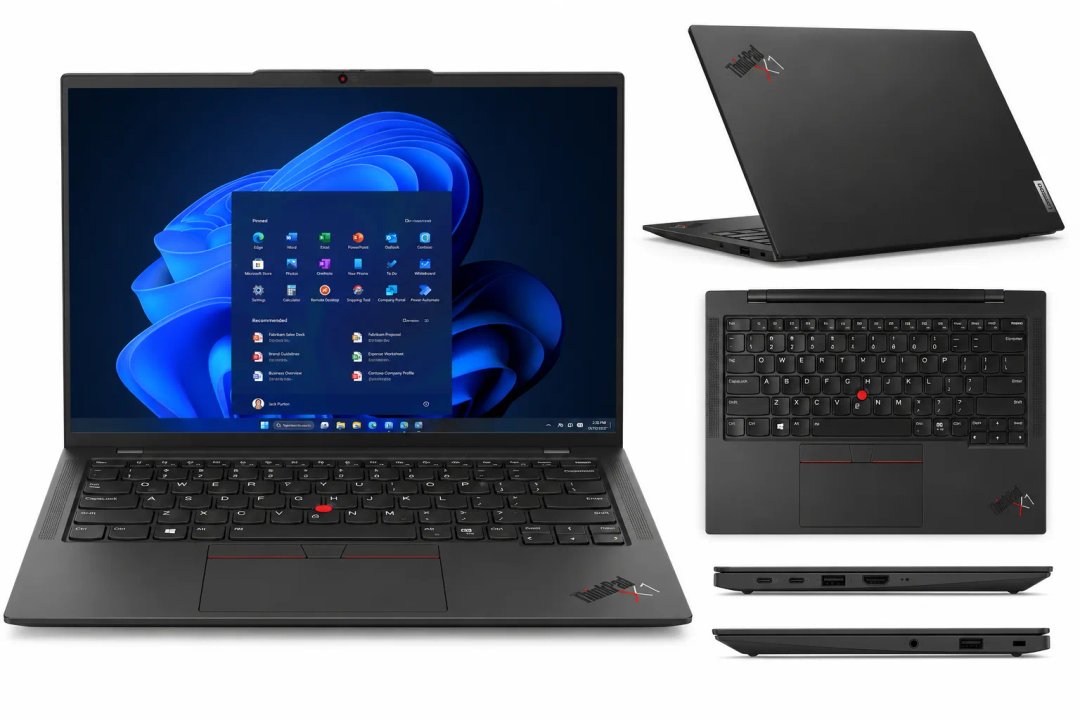 Lenovo Thinkpad X1 Carbon Gen 10 14" — Zdjęcie poglądowe — kolor może się różnić