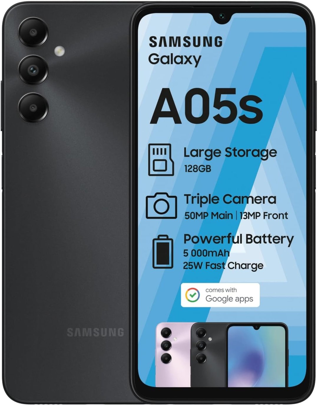 Samsung Galaxy A05s A057F — Zdjęcie poglądowe — kolor może się różnić