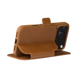 Dbramante1928 iPhone 15 Pro - Lynge 2-in-1 Wallet Magnetic Case - Tan 1