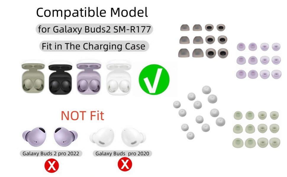 Samsung Galaxy Buds 2 SM-R177 Charging Case — Zdjęcie poglądowe — kolor może się różnić