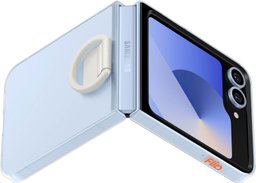 Samsung Galaxy Z Flip7 - Silicone Ring Case - Transparent 1