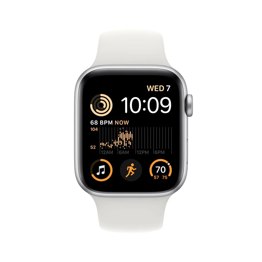 Apple Watch SE 44mm GPS Aluminum case — Zdjęcie poglądowe — kolor może się różnić