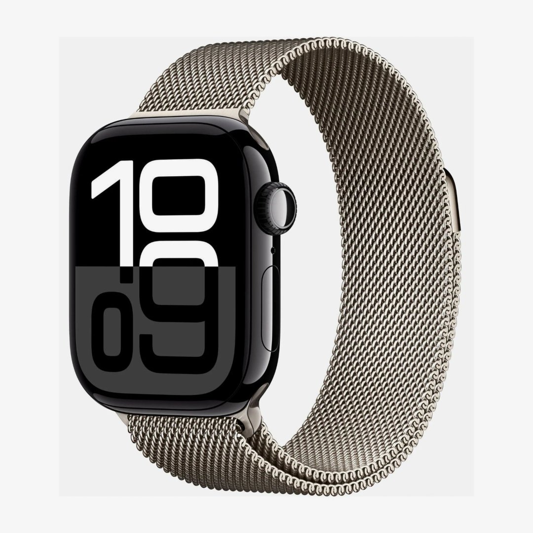 Apple Watch Series 10 42mm GPS+Cellular Titanium Case — Zdjęcie poglądowe — kolor może się różnić