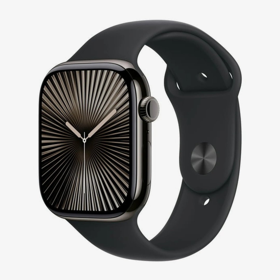 Apple Watch Series 10 46mm GPS+Cellular Titanium Case — Zdjęcie poglądowe — kolor może się różnić