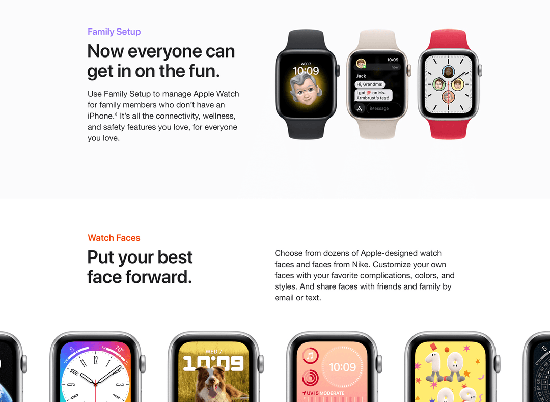 Apple Watch Series 6 40mm GPS Aluminum case — Zdjęcie poglądowe — kolor może się różnić