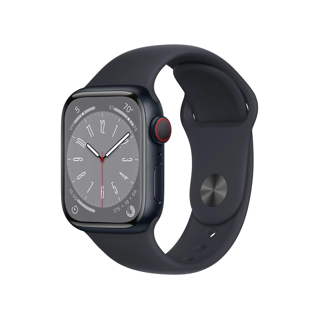 Apple Watch Series 8 45mm GPS+Cellular Aluminum Case — Zdjęcie poglądowe — kolor może się różnić