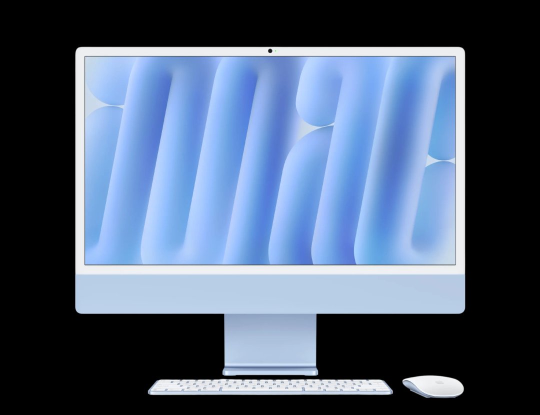 Apple iMac (Retina 4.5K, 24" 2023, 2 TBT3 + 2 USB-C, M3)