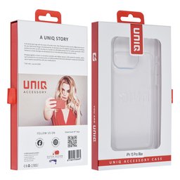 UNIQ Accessory iPhone 15 Pro Max TPU Etui tylne — kolor: przezroczysty 4