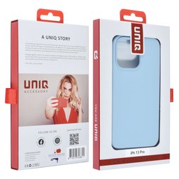 UNIQ Accessory Etui tylne premium do iPhone 13 Pro — kolor: jasnoniebieski 4