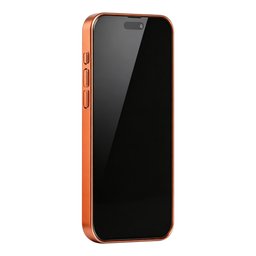 TUNIQ Etui tylne do iPhone 15 Pro Max — Magsafe PC ze wzorem włókna — kolor: pomarańczowy 2
