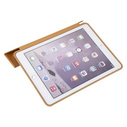 Apple Etui książkowe do iPad 9.7 inch (2017) — Skóra syntetyczna PU — kolor: jasnobrązowy 6