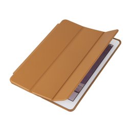 Apple Etui książkowe do iPad 9.7 inch (2017) — Skóra syntetyczna PU — kolor: jasnobrązowy 4
