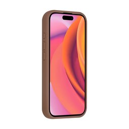 TUNIQ Etui tylne do iPhone 16 — W całości silikonowe — kolor: brązowy 2