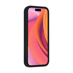 TUNIQ Etui tylne do iPhone 16 — W całości silikonowe — kolor: czarny 2