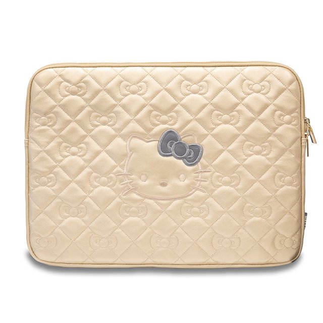 Hello Kitty Pokrowiec na laptopa Quilted Bows — kolor: złoty