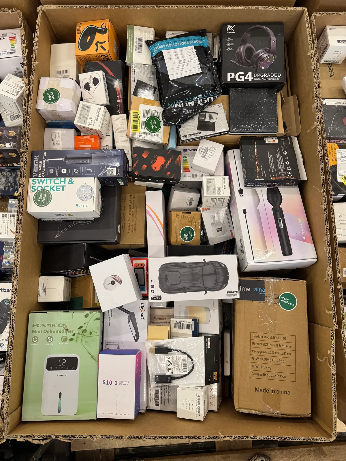 Amazon paleta 74 — mix zboží, 120 kg