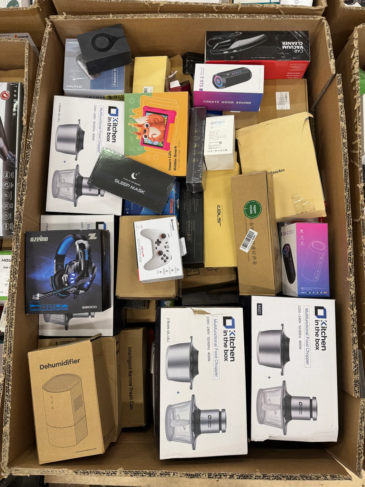Amazon paleta 88 — mix zboží, 126.5 kg