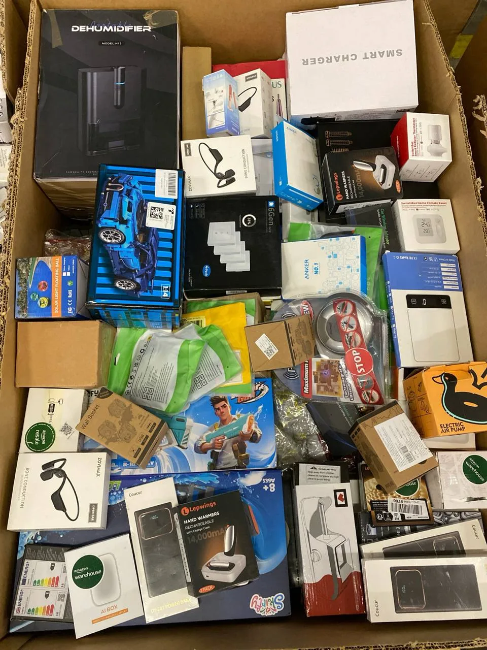 Amazon paleta 49 — Amazon vratky — malá elektronika