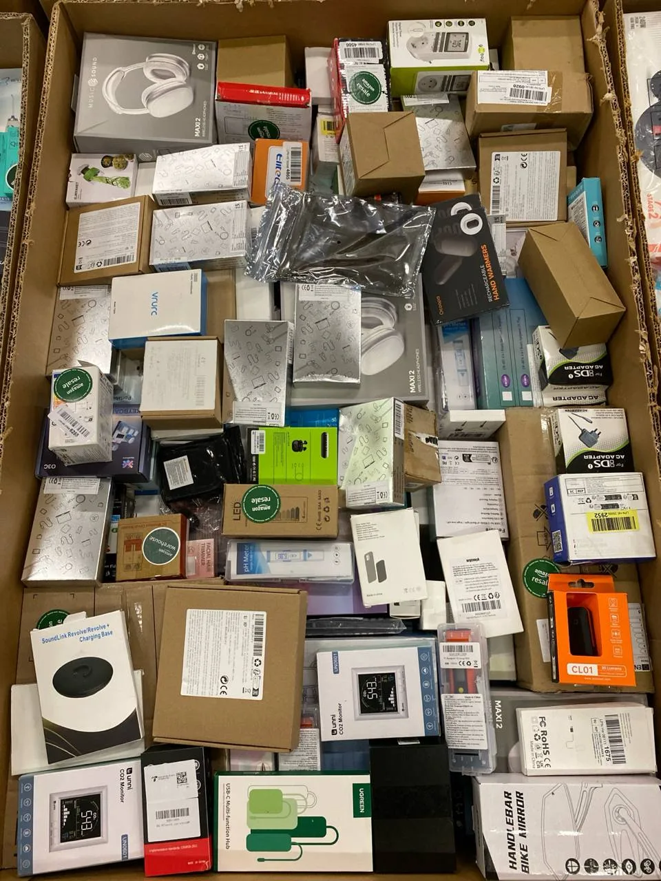 Amazon paleta 78 — Amazon vratky — malá elektronika