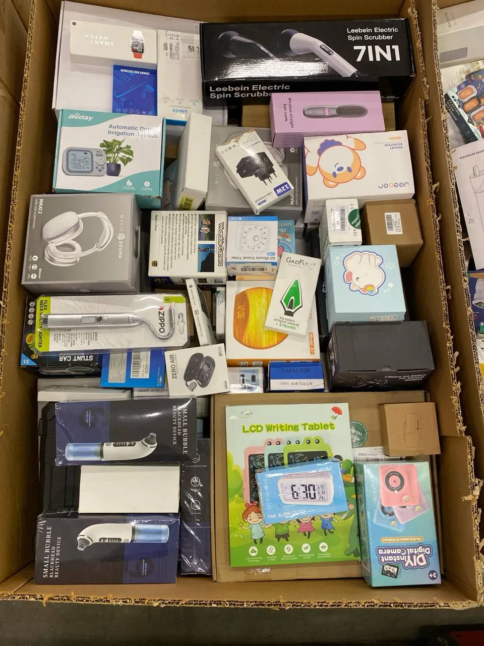 Amazon paleta 112 — Amazon vratky — malá elektronika