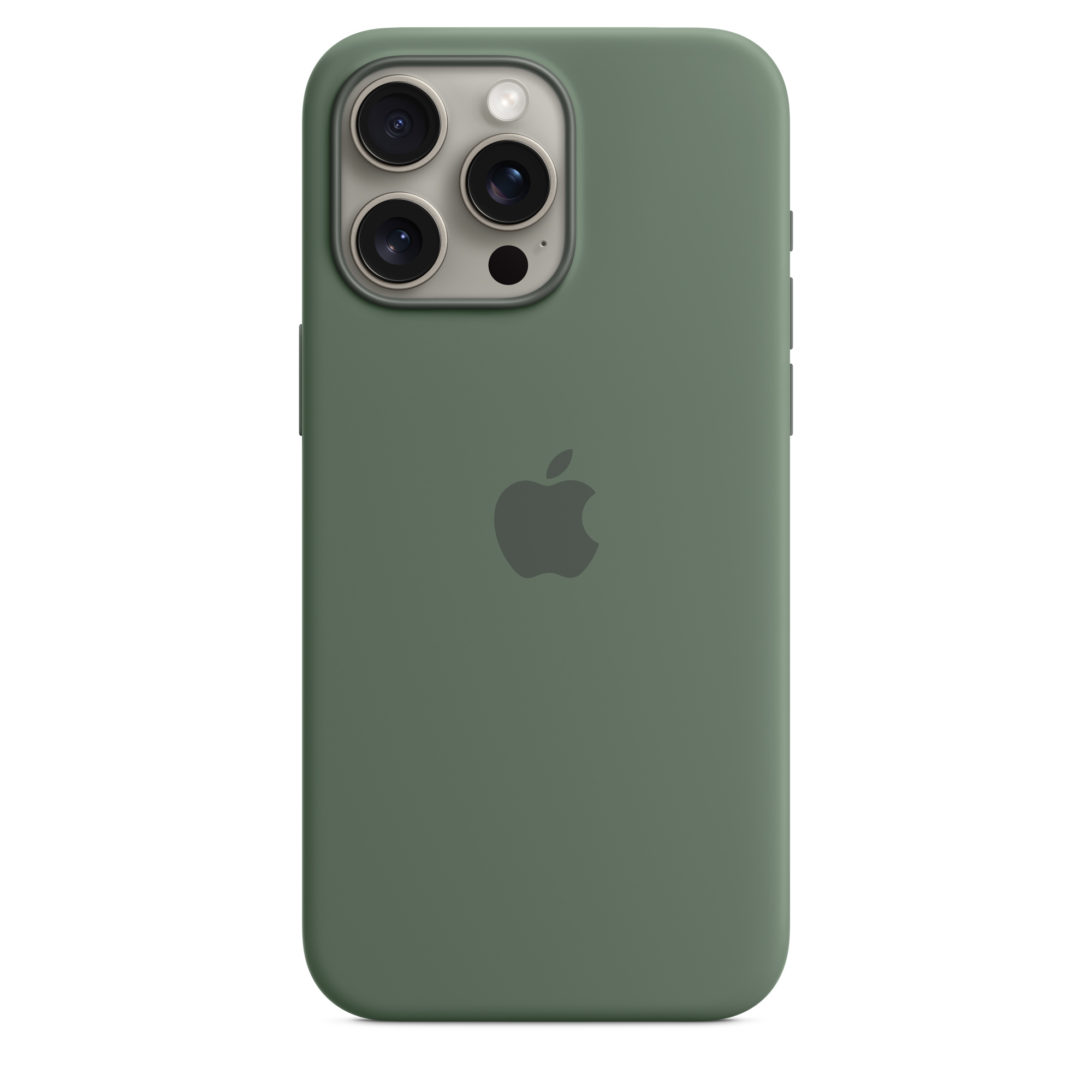 Holdit iPhone 15 Pro - Silicone Case - Green