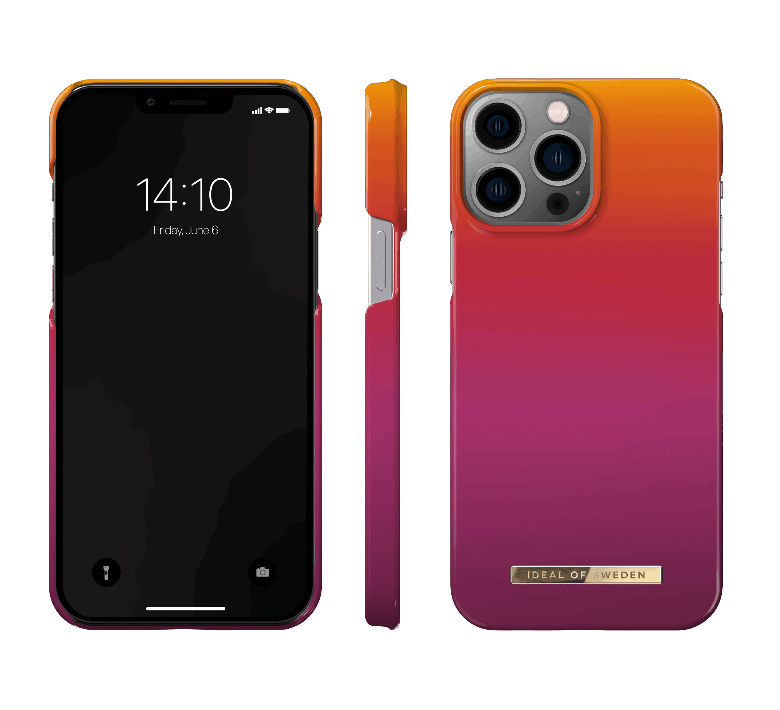 iDeal Of Sweden iPhone 14 Pro Max - Clear Case - Vibrant Ombre