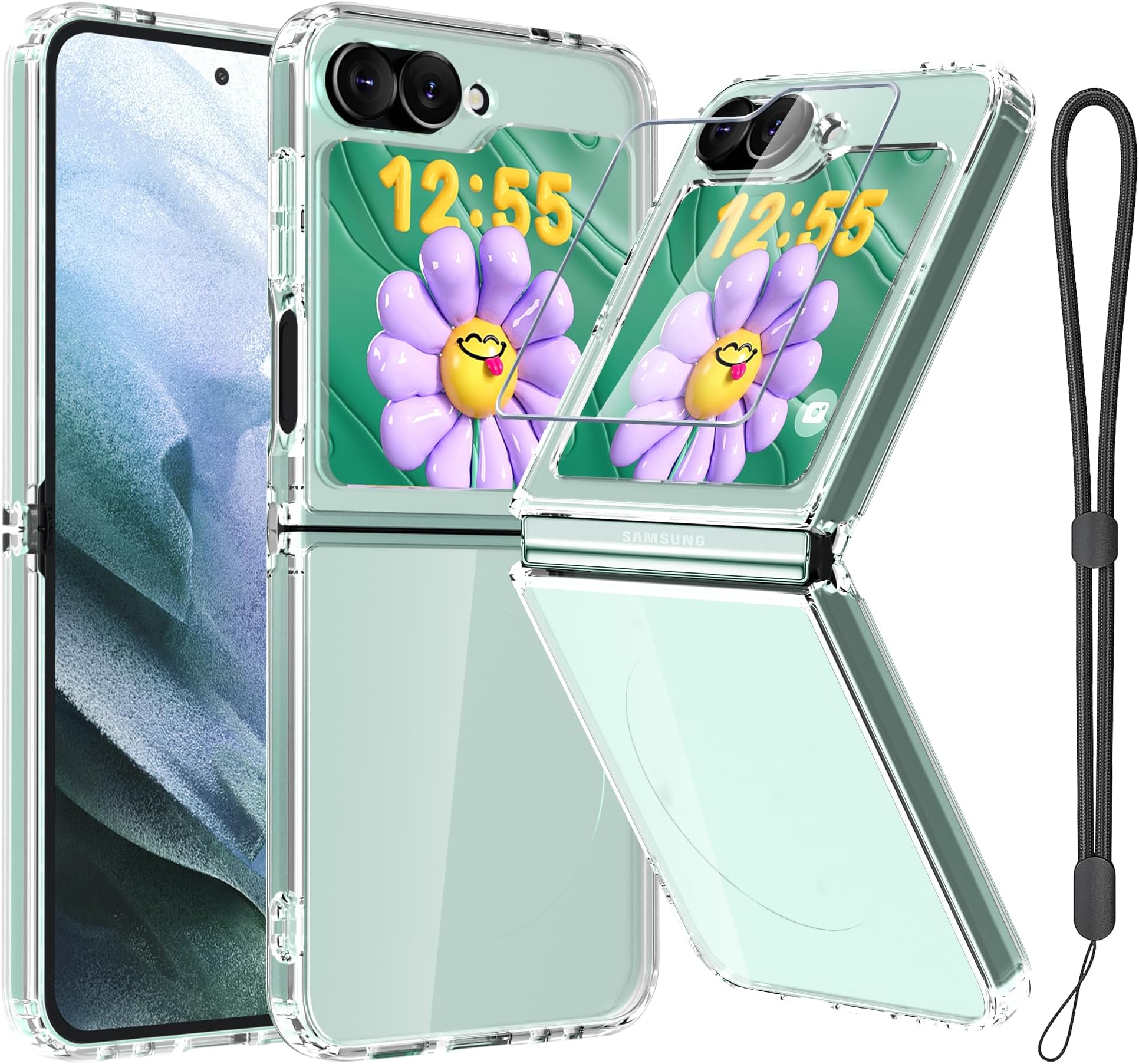 Samsung Galaxy Z Flip6 - Clear Case - Transparent